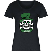 Load image into Gallery viewer, Shamrocks Skull T-Shirt