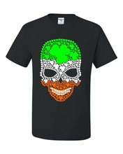 Load image into Gallery viewer, Irish Shamrock Skull T-Shirt
