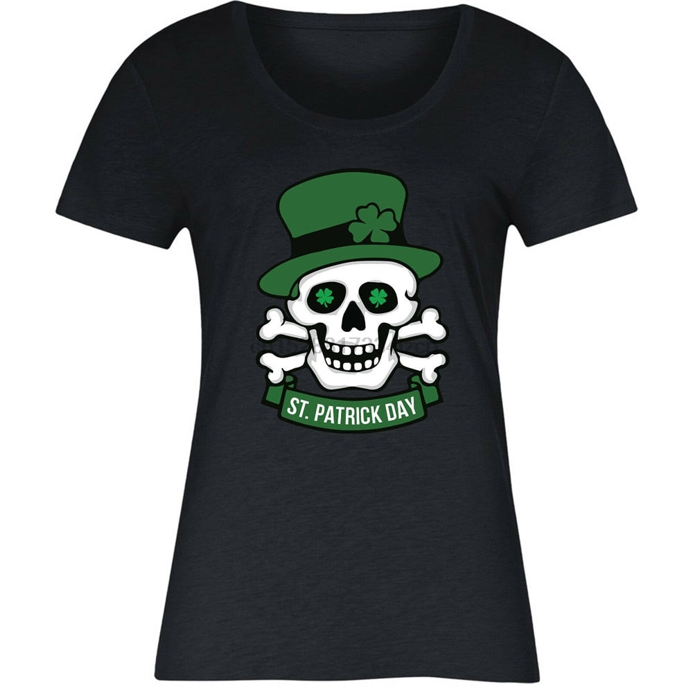Shamrocks Skull T-Shirt