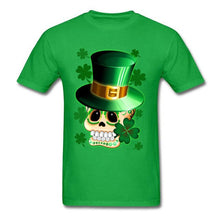 Load image into Gallery viewer, St Patrick Skull Cartoon T-Shirts
